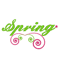 Free embroidery design: 	Spring	